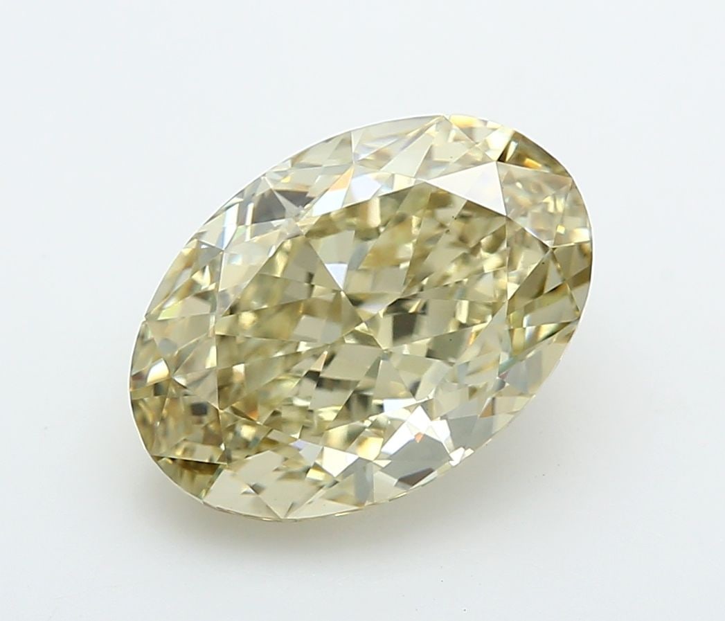 Loose Diamond - OVAL 5.04ct Fancy Yellow VS1: Loose Diamond - OVAL 5.04ct Fancy Yellow VS1 Source: This is a real non-mined Diamond that has been grown in a lab Shape: OVAL Carats: 5.04 Color: Fancy Yellow Certification: IGI Video: