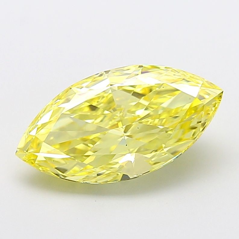 Loose Diamond - MARQUISE 4.0ct Fancy Intense Yellow VS2: Loose Diamond - MARQUISE 4.0ct Fancy Intense Yellow VS2 Source: This is a real non-mined Diamond that has been grown in a lab Shape: MARQUISE Carats: 4.0 Color: Fancy Intense Yellow Certification: IGI
