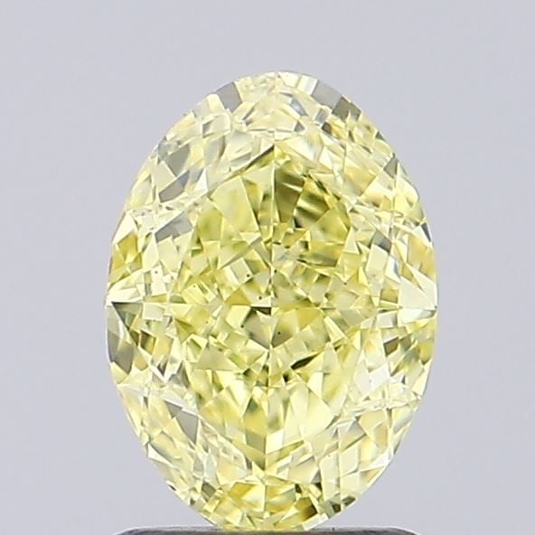 Loose Diamond - OVAL 1.1ct Fancy Intense Yellow VS2: Loose Diamond - OVAL 1.1ct Fancy Intense Yellow VS2 Source: This is a real non-mined Diamond that has been grown in a lab Shape: OVAL Carats: 1.1 Color: Fancy Intense Yellow Certification: IGI Video: