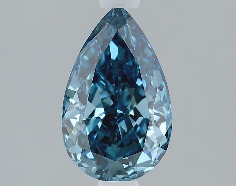 Loose Diamond - PEAR 1.23ct Fancy Vivid Blue VS1: Loose Diamond - PEAR 1.23ct Fancy Vivid Blue VS1 Source: This is a real non-mined Diamond that has been grown in a lab Shape: PEAR Carats: 1.23 Color: Fancy Vivid Blue Certification: IGI Video: