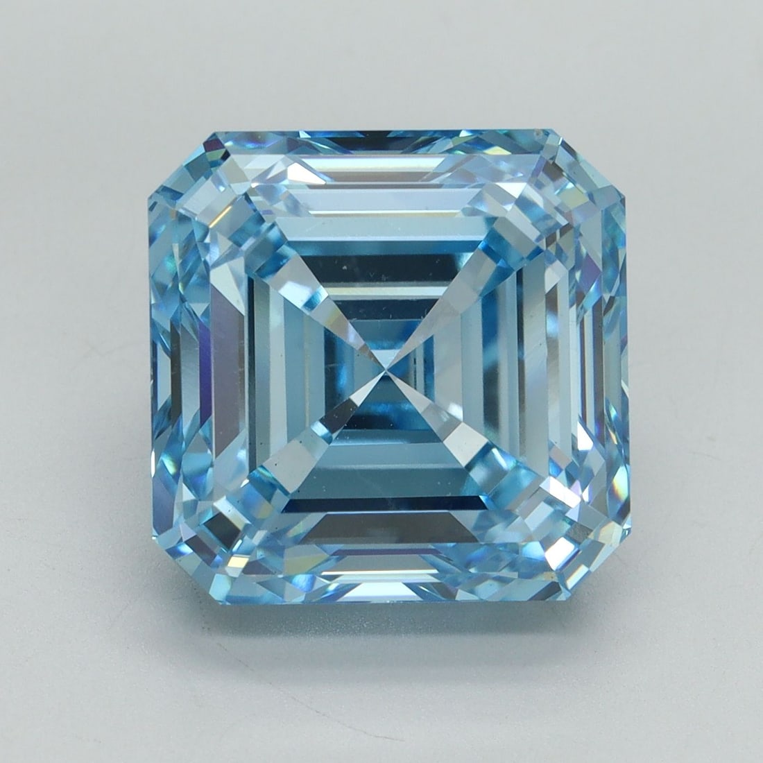 Loose Diamond - ASSCHER 10.51ct Fancy Vivid Blue VS1 (1 of 1)