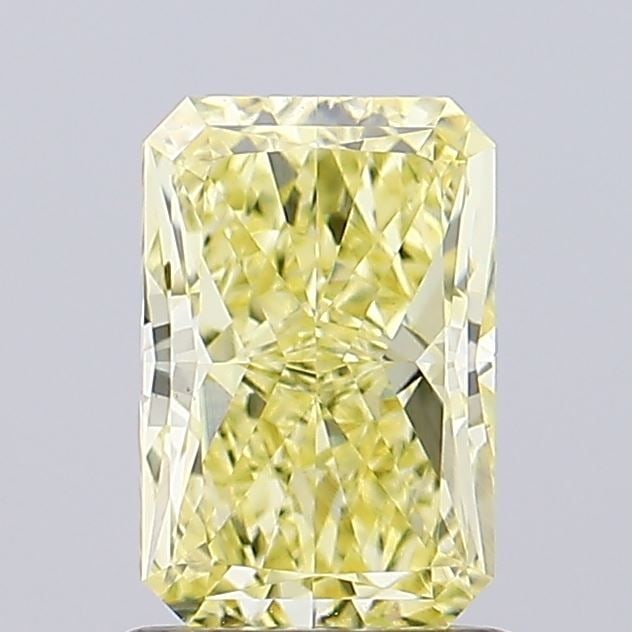 Loose Diamond - RADIANT 1.5ct Fancy Intense Yellow VS1: Loose Diamond - RADIANT 1.5ct Fancy Intense Yellow VS1 Source: This is a real non-mined Diamond that has been grown in a lab Shape: RADIANT Carats: 1.5 Color: Fancy Intense Yellow Certification: IGI V