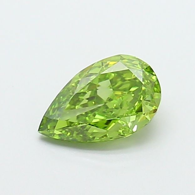 Loose Diamond - PEAR 1.0ct Fancy Vivid Green VVS1: Loose Diamond - PEAR 1.0ct Fancy Vivid Green VVS1 Source: This is a real non-mined Diamond that has been grown in a lab Shape: PEAR Carats: 1.0 Color: Fancy Vivid Green Certification: IGI Video: