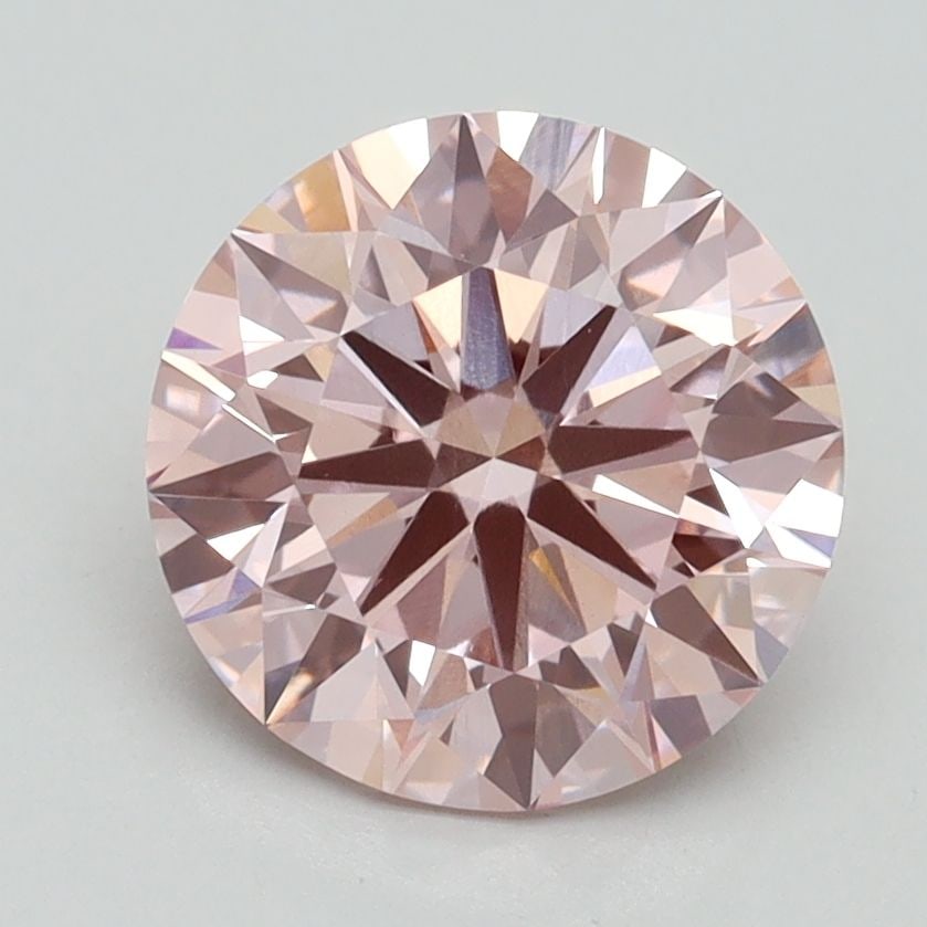 Ideal Loose Diamond - ROUND 2.3ct Fancy Intense Pink VS1: Ideal Loose Diamond - ROUND 2.3ct Fancy Intense Pink VS1 Source: This is a real non-mined Diamond that has been grown in a lab Shape: ROUND Carats: 2.3 Color: Fancy Intense Pink Certification: IGI Vid