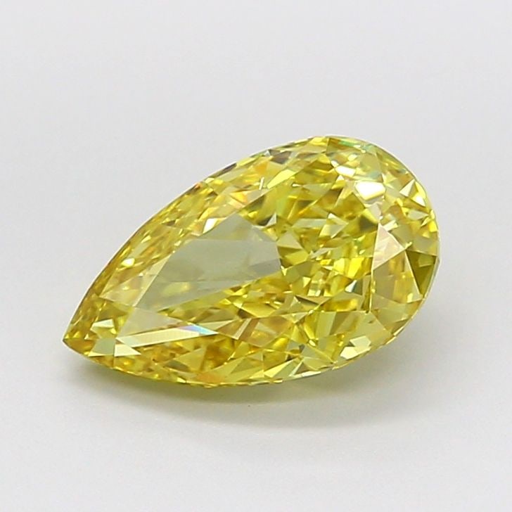 Loose Diamond - PEAR 2.07ct Fancy Intense Yellow VVS2: Loose Diamond - PEAR 2.07ct Fancy Intense Yellow VVS2 Source: This is a real non-mined Diamond that has been grown in a lab Shape: PEAR Carats: 2.07 Color: Fancy Intense Yellow Certification: IGI Vide