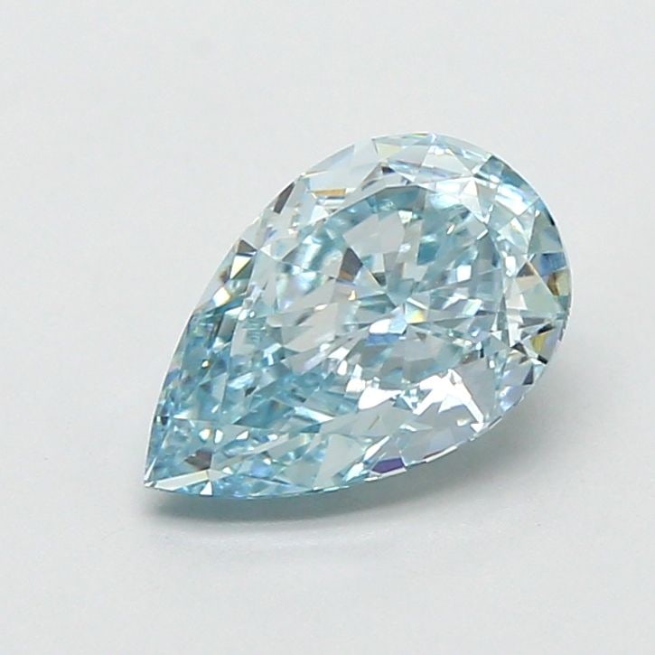 Loose Diamond - PEAR 1.52ct Fancy Vivid Blue VS1: Loose Diamond - PEAR 1.52ct Fancy Vivid Blue VS1 Source: This is a real non-mined Diamond that has been grown in a lab Shape: PEAR Carats: 1.52 Color: Fancy Vivid Blue Certification: IGI Video: