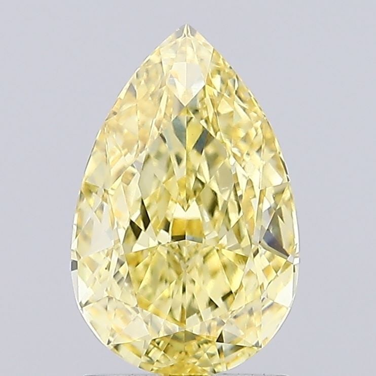 Loose Diamond - PEAR 1.79ct Fancy Vivid Yellow VS1: Loose Diamond - PEAR 1.79ct Fancy Vivid Yellow VS1 Source: This is a real non-mined Diamond that has been grown in a lab Shape: PEAR Carats: 1.79 Color: Fancy Vivid Yellow Certification: IGI Video: