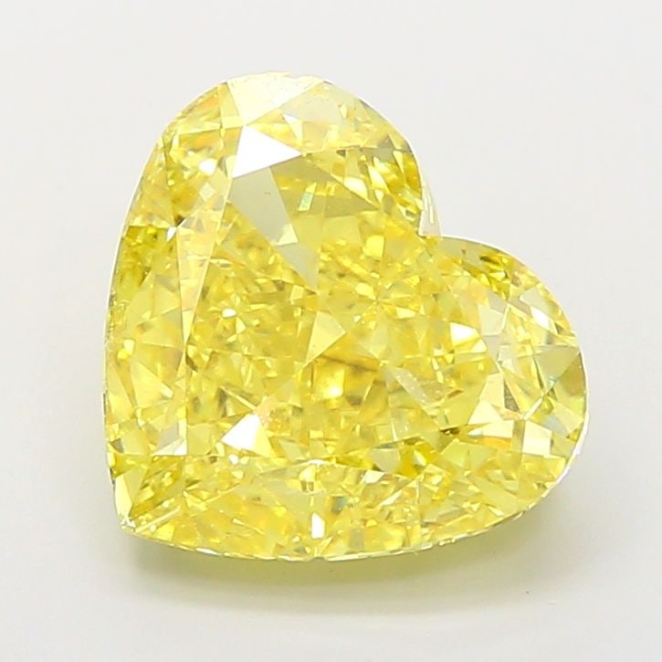 Loose Diamond - HEART 6.06ct Fancy Vivid Yellow VS1: Loose Diamond - HEART 6.06ct Fancy Vivid Yellow VS1 Source: This is a real non-mined Diamond that has been grown in a lab Shape: HEART Carats: 6.06 Color: Fancy Vivid Yellow Certification: IGI Video: