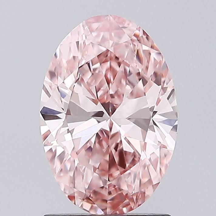 Loose Diamond - OVAL 1.5ct Fancy Vivid Pink VVS2: Loose Diamond - OVAL 1.5ct Fancy Vivid Pink VVS2 Source: This is a real non-mined Diamond that has been grown in a lab Shape: OVAL Carats: 1.5 Color: Fancy Vivid Pink Certification: IGI Video: