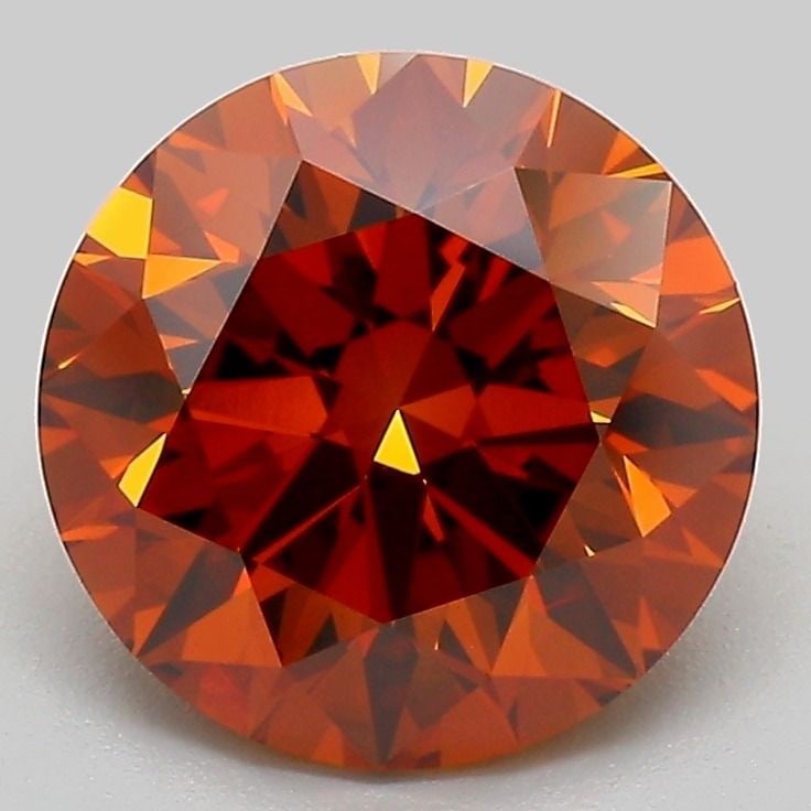 Loose Diamond - ROUND 3.04ct Fancy Vivid Orange VS1: Loose Diamond - ROUND 3.04ct Fancy Vivid Orange VS1 Source: This is a real non-mined Diamond that has been grown in a lab Shape: ROUND Carats: 3.04 Color: Fancy Vivid Orange Certification: IGI Video: