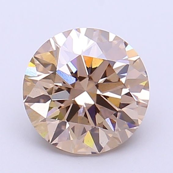 Ideal Loose Diamond - ROUND 1.54ct Fancy Light Brown VS2 (1 of 1)