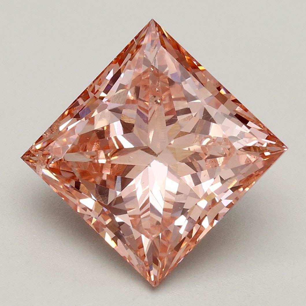 Loose Diamond - PRINCESS 3.02ct Fancy Intense Pink SI1: Loose Diamond - PRINCESS 3.02ct Fancy Intense Pink SI1 Source: This is a real non-mined Diamond that has been grown in a lab Shape: PRINCESS Carats: 3.02 Color: Fancy Intense Pink Certification: IGI V