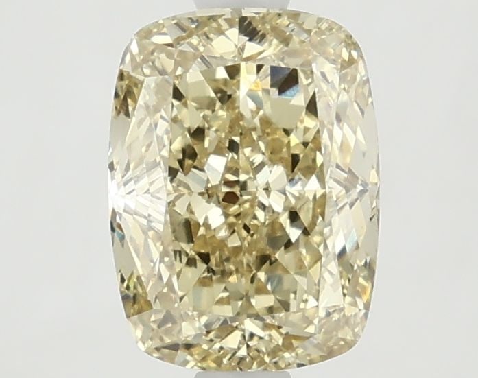 Loose Diamond - CUSHION MODIFIED 2.1ct Fancy Intense Yellow VS1: Loose Diamond - CUSHION MODIFIED 2.1ct Fancy Intense Yellow VS1 Source: This is a real non-mined Diamond that has been grown in a lab Shape: CUSHION MODIFIED Carats: 2.1 Color: Fancy Intense Yellow Ce