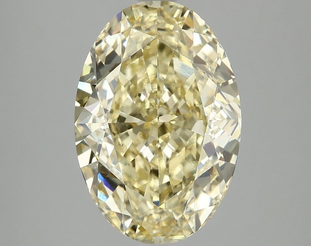 Loose Diamond - OVAL 5.07ct Fancy Intense Yellow VS1: Loose Diamond - OVAL 5.07ct Fancy Intense Yellow VS1 Source: This is a real non-mined Diamond that has been grown in a lab Shape: OVAL Carats: 5.07 Color: Fancy Intense Yellow Certification: IGI Video