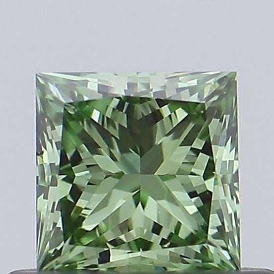 Loose Diamond - PRINCESS 0.5ct Fancy Vivid Green VS1: Loose Diamond - PRINCESS 0.5ct Fancy Vivid Green VS1 Source: This is a real non-mined Diamond that has been grown in a lab Shape: PRINCESS Carats: 0.5 Color: Fancy Vivid Green Certification: IGI Video
