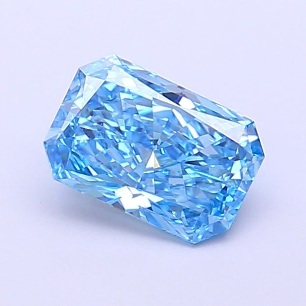 Loose Diamond - RADIANT 1.01ct Fancy Vivid Blue VS1: Loose Diamond - RADIANT 1.01ct Fancy Vivid Blue VS1 Source: This is a real non-mined Diamond that has been grown in a lab Shape: RADIANT Carats: 1.01 Color: Fancy Vivid Blue Certification: IGI Video: