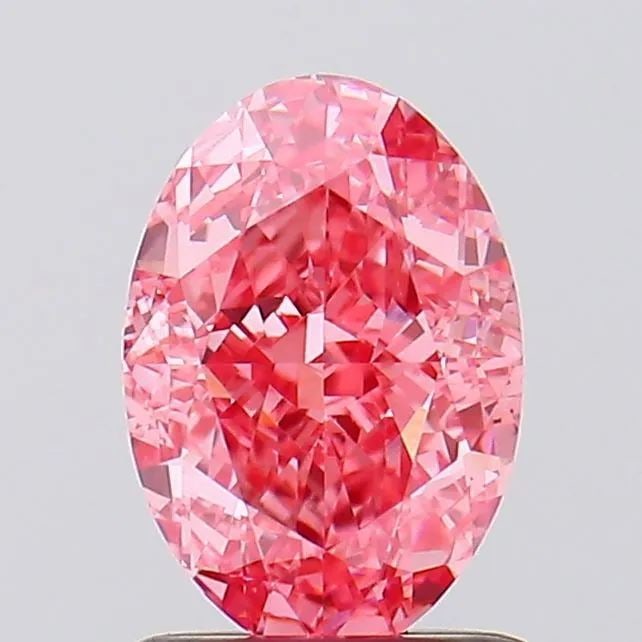 Loose Diamond - OVAL 1.53ct Fancy Vivid Pink VVS2: Loose Diamond - OVAL 1.53ct Fancy Vivid Pink VVS2 Source: This is a real non-mined Diamond that has been grown in a lab Shape: OVAL Carats: 1.53 Color: Fancy Vivid Pink Certification: IGI Video: