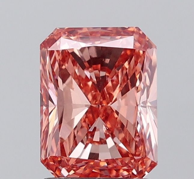 Loose Diamond - RADIANT 2.0ct Fancy Intense Brownish Orange VS2: Loose Diamond - RADIANT 2.0ct Fancy Intense Brownish Orange VS2 Source: This is a real non-mined Diamond that has been grown in a lab Shape: RADIANT Carats: 2.0 Color: Fancy Intense Brownish Orange Ce