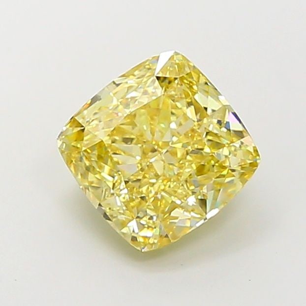 Loose Diamond - CUSHION MODIFIED 4.09ct Fancy Intense Yellow VVS2: Loose Diamond - CUSHION MODIFIED 4.09ct Fancy Intense Yellow VVS2 Source: This is a real non-mined Diamond that has been grown in a lab Shape: CUSHION MODIFIED Carats: 4.09 Color: Fancy Intense Yellow