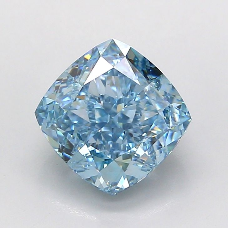 Loose Diamond - CUSHION MODIFIED 2.22ct Fancy Vivid Blue VS1: Loose Diamond - CUSHION MODIFIED 2.22ct Fancy Vivid Blue VS1 Source: This is a real non-mined Diamond that has been grown in a lab Shape: CUSHION MODIFIED Carats: 2.22 Color: Fancy Vivid Blue Certific