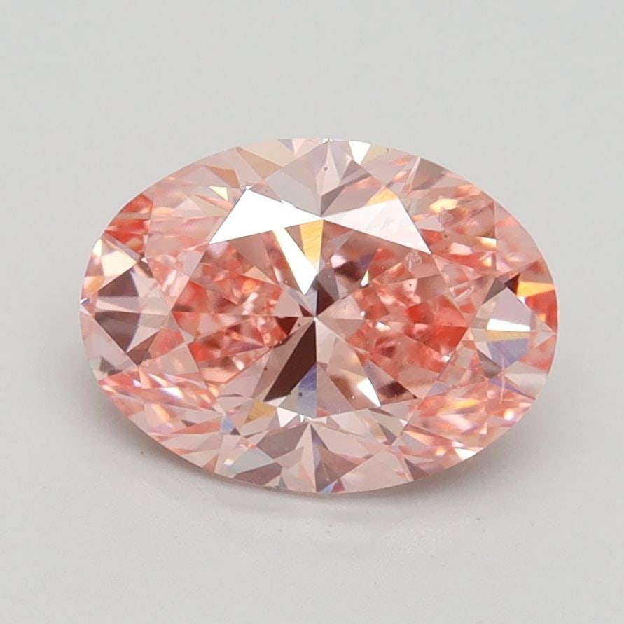 Loose Diamond - OVAL 1.81ct Fancy Vivid Pink SI1: Loose Diamond - OVAL 1.81ct Fancy Vivid Pink SI1 Source: This is a real non-mined Diamond that has been grown in a lab Shape: OVAL Carats: 1.81 Color: Fancy Vivid Pink Certification: IGI Video: