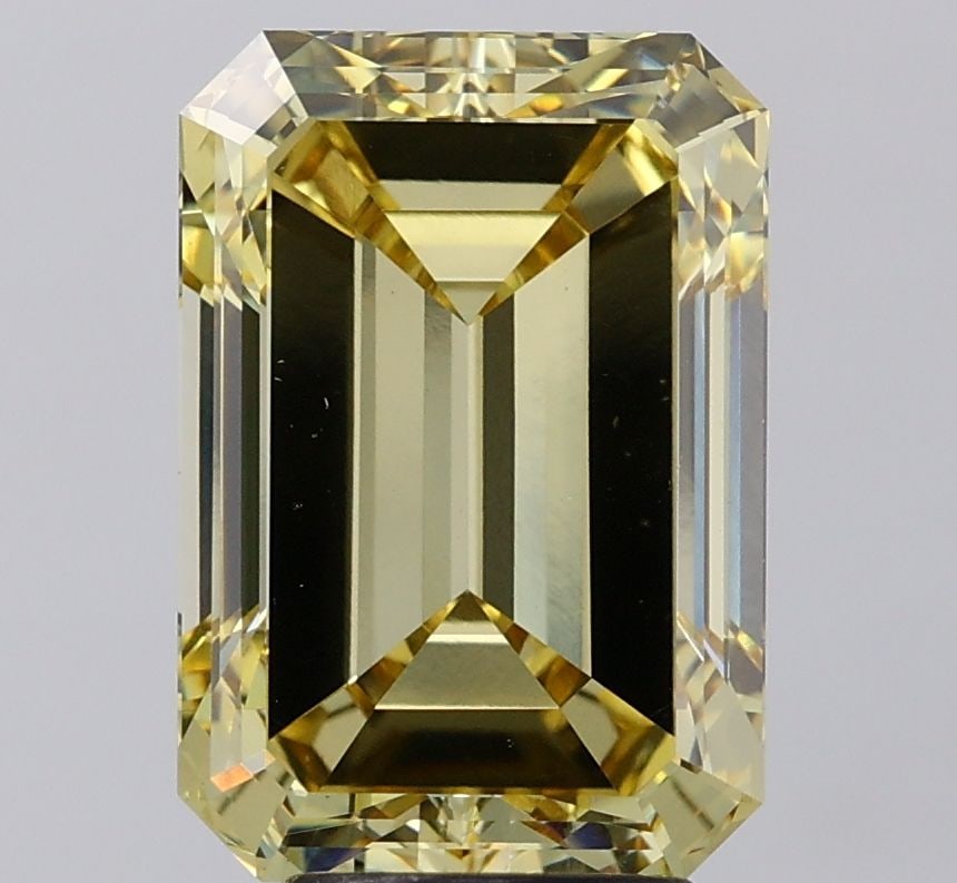 Loose Diamond - EMERALD 6.0ct Fancy Yellow VS1: Loose Diamond - EMERALD 6.0ct Fancy Yellow VS1 Source: This is a real non-mined Diamond that has been grown in a lab Shape: EMERALD Carats: 6.0 Color: Fancy Yellow Certification: IGI Video: