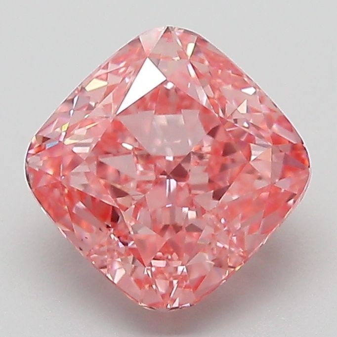 Loose Diamond - CUSHION MODIFIED 2.09ct Fancy Vivid Pink VS1: Loose Diamond - CUSHION MODIFIED 2.09ct Fancy Vivid Pink VS1 Source: This is a real non-mined Diamond that has been grown in a lab Shape: CUSHION MODIFIED Carats: 2.09 Color: Fancy Vivid Pink Certific