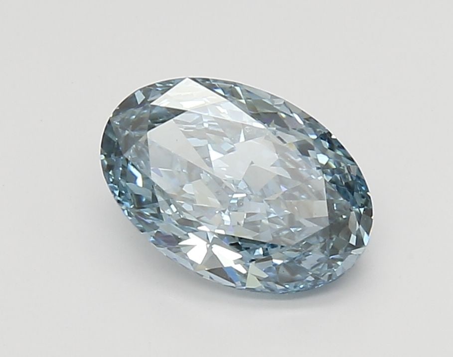 Loose Diamond - OVAL 1.83ct Fancy Vivid Blue VS1: Loose Diamond - OVAL 1.83ct Fancy Vivid Blue VS1 Source: This is a real non-mined Diamond that has been grown in a lab Shape: OVAL Carats: 1.83 Color: Fancy Vivid Blue Certification: IGI Video: