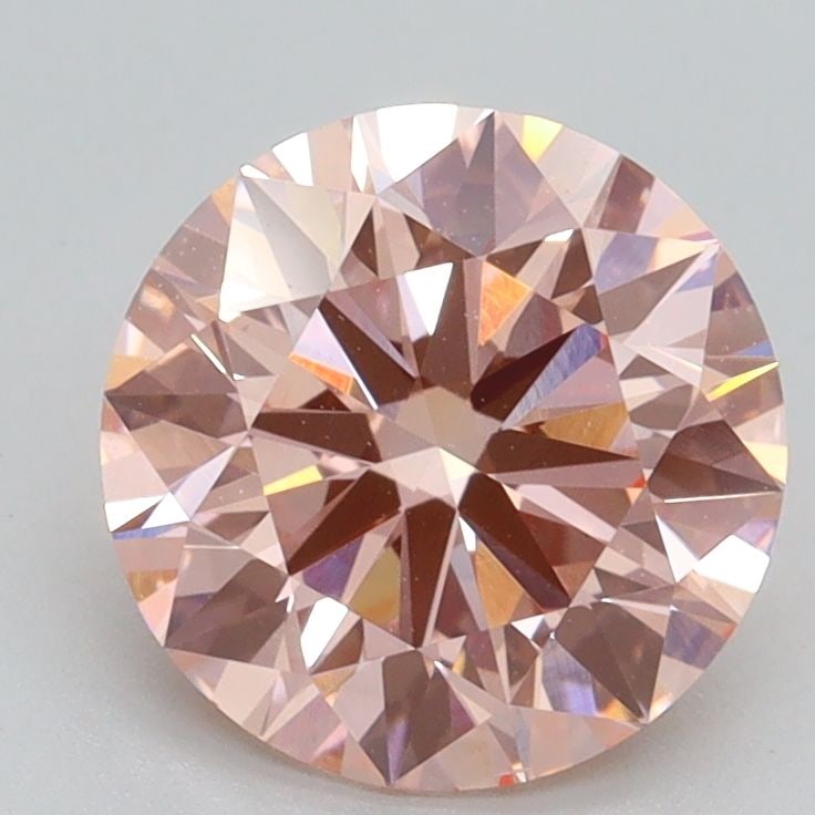 Ideal Loose Diamond - ROUND 2.2ct Fancy Intense Pink VS2: Ideal Loose Diamond - ROUND 2.2ct Fancy Intense Pink VS2 Source: This is a real non-mined Diamond that has been grown in a lab Shape: ROUND Carats: 2.2 Color: Fancy Intense Pink Certification: IGI Vid