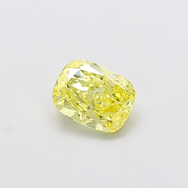 Loose Diamond - CUSHION MODIFIED 1.01ct Fancy Intense Yellow VS2: Loose Diamond - CUSHION MODIFIED 1.01ct Fancy Intense Yellow VS2 Source: This is a real non-mined Diamond that has been grown in a lab Shape: CUSHION MODIFIED Carats: 1.01 Color: Fancy Intense Yellow 