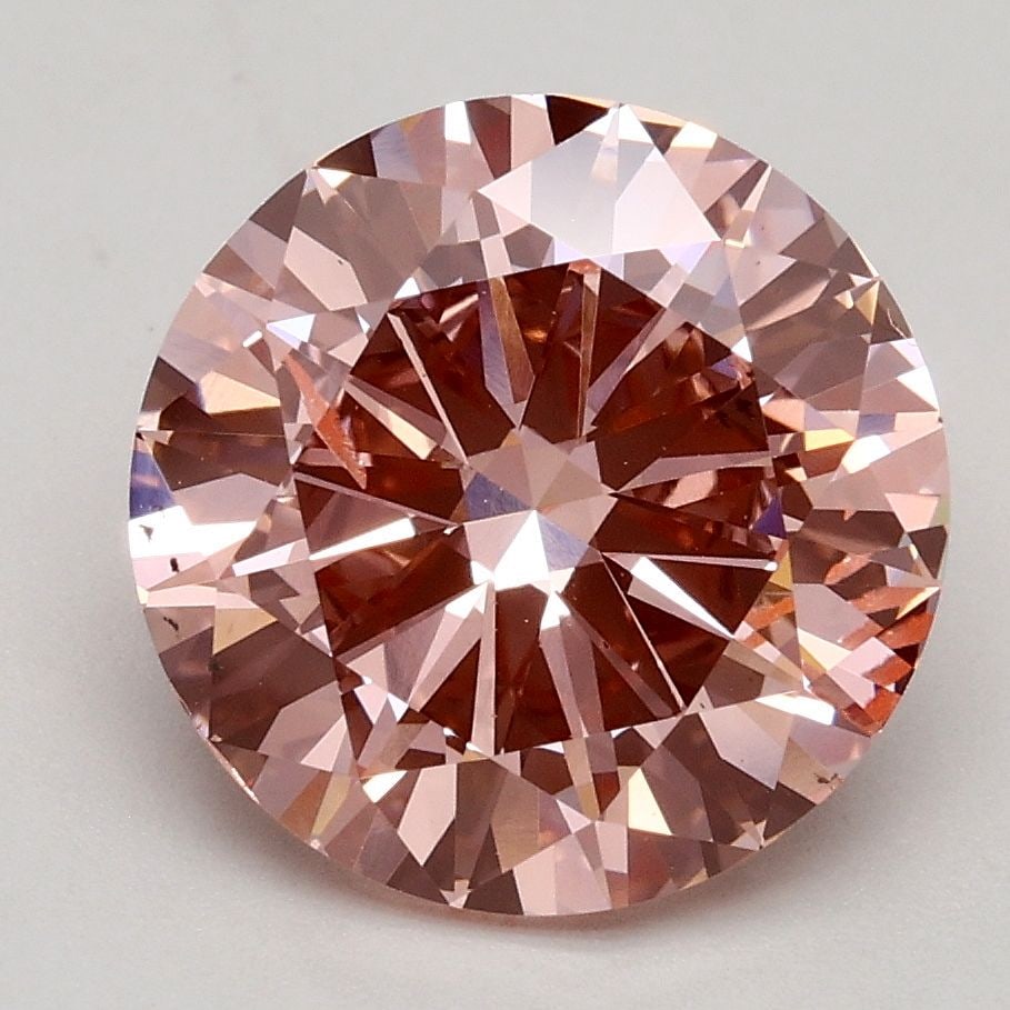Loose Diamond - ROUND 2.5ct Fancy Intense Pink SI1: Loose Diamond - ROUND 2.5ct Fancy Intense Pink SI1 Source: This is a real non-mined Diamond that has been grown in a lab Shape: ROUND Carats: 2.5 Color: Fancy Intense Pink Certification: IGI Video: