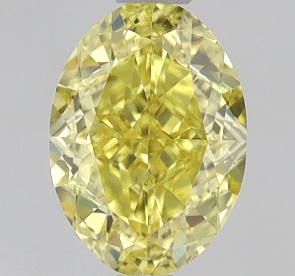 Loose Diamond - OVAL 0.45ct Fancy Vivid Yellow VVS1: Loose Diamond - OVAL 0.45ct Fancy Vivid Yellow VVS1 Source: Natural Shape: OVAL Carats: 0.45 Color: Fancy Vivid Yellow Certification: GIA Video: