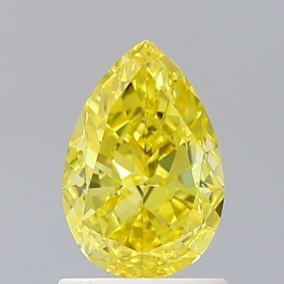 Loose Diamond - PEAR 1.5ct Fancy Vivid Yellow VVS2: Loose Diamond - PEAR 1.5ct Fancy Vivid Yellow VVS2 Source: This is a real non-mined Diamond that has been grown in a lab Shape: PEAR Carats: 1.5 Color: Fancy Vivid Yellow Certification: IGI Video: