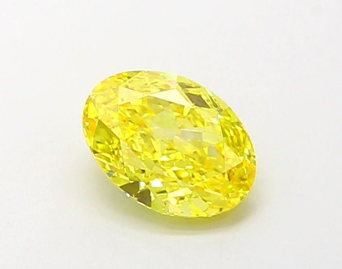 Loose Diamond - OVAL 1.0ct Fancy Vivid Yellow VVS2: Loose Diamond - OVAL 1.0ct Fancy Vivid Yellow VVS2 Source: This is a real non-mined Diamond that has been grown in a lab Shape: OVAL Carats: 1.0 Color: Fancy Vivid Yellow Certification: IGI Video: