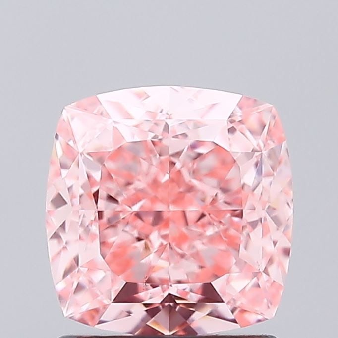 Loose Diamond - CUSHION MODIFIED 1.59ct Fancy Vivid Pink VS1: Loose Diamond - CUSHION MODIFIED 1.59ct Fancy Vivid Pink VS1 Source: This is a real non-mined Diamond that has been grown in a lab Shape: CUSHION MODIFIED Carats: 1.59 Color: Fancy Vivid Pink Certific