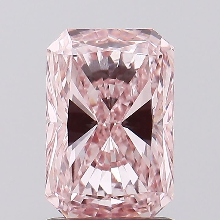 Loose Diamond - RADIANT 1.5ct Fancy Intense Pink VS1: Loose Diamond - RADIANT 1.5ct Fancy Intense Pink VS1 Source: This is a real non-mined Diamond that has been grown in a lab Shape: RADIANT Carats: 1.5 Color: Fancy Intense Pink Certification: IGI Video
