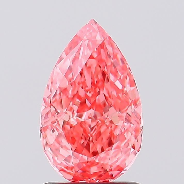 Loose Diamond - PEAR 1.03ct Fancy Vivid Pink VVS2: Loose Diamond - PEAR 1.03ct Fancy Vivid Pink VVS2 Source: This is a real non-mined Diamond that has been grown in a lab Shape: PEAR Carats: 1.03 Color: Fancy Vivid Pink Certification: IGI Video: