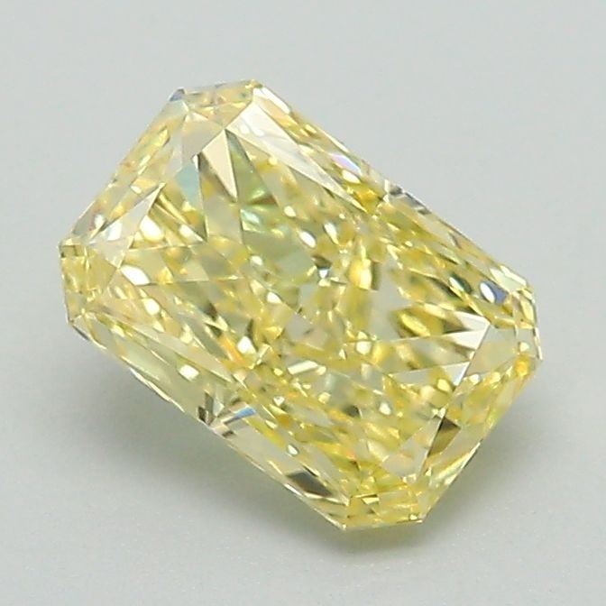 Loose Diamond - RADIANT 1.06ct Fancy Intense Yellow VS1: Loose Diamond - RADIANT 1.06ct Fancy Intense Yellow VS1 Source: This is a real non-mined Diamond that has been grown in a lab Shape: RADIANT Carats: 1.06 Color: Fancy Intense Yellow Certification: IGI