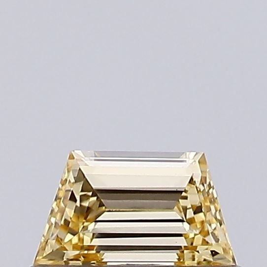 Loose Diamond - TRAPEZOID 0.24ct Fancy Vivid Yellow VS1: Loose Diamond - TRAPEZOID 0.24ct Fancy Vivid Yellow VS1 Source: This is a real non-mined Diamond that has been grown in a lab Shape: TRAPEZOID Carats: 0.24 Color: Fancy Vivid Yellow Certification: NON
