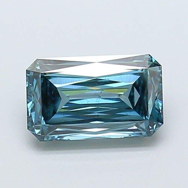 Loose Diamond - RADIANT 2.11ct Fancy Vivid Green Blue VS2: Loose Diamond - RADIANT 2.11ct Fancy Vivid Green Blue VS2 Source: This is a real non-mined Diamond that has been grown in a lab Shape: RADIANT Carats: 2.11 Color: Fancy Vivid Green Blue