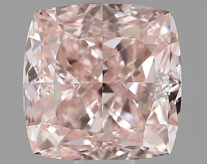 Loose Diamond - CUSHION MODIFIED 0.7ct Fancy Vivid Pink VS1: Loose Diamond - CUSHION MODIFIED 0.7ct Fancy Vivid Pink VS1 Source: This is a real non-mined Diamond that has been grown in a lab Shape: CUSHION MODIFIED Carats: 0.7 Color: Fancy Vivid Pink Certificat