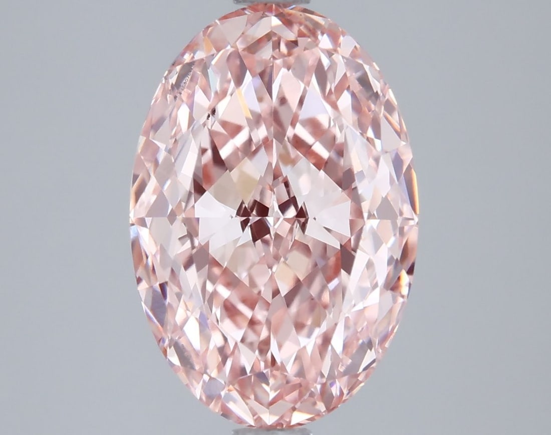 Loose Diamond - OVAL 3.51ct Fancy Intense Pink VS1: Loose Diamond - OVAL 3.51ct Fancy Intense Pink VS1 Source: This is a real non-mined Diamond that has been grown in a lab Shape: OVAL Carats: 3.51 Color: Fancy Intense Pink Certification: IGI Video: