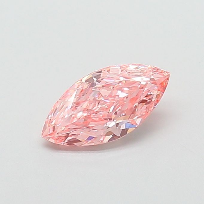 Loose Diamond - MARQUISE 1.37ct Fancy Vivid Pink VS1: Loose Diamond - MARQUISE 1.37ct Fancy Vivid Pink VS1 Source: This is a real non-mined Diamond that has been grown in a lab Shape: MARQUISE Carats: 1.37 Color: Fancy Vivid Pink Certification: IGI The
