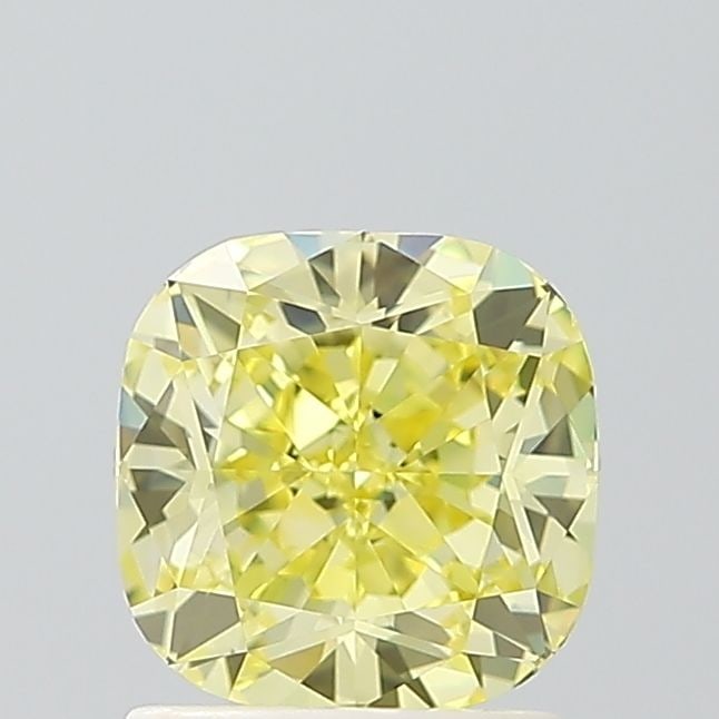 Loose Diamond - CUSHION BRILLIANT 1.56ct Fancy Intense Yellow VS1: Loose Diamond - CUSHION BRILLIANT 1.56ct Fancy Intense Yellow VS1 Source: This is a real non-mined Diamond that has been grown in a lab Shape: CUSHION BRILLIANT Carats: 1.56 Color: Fancy Intense Yello