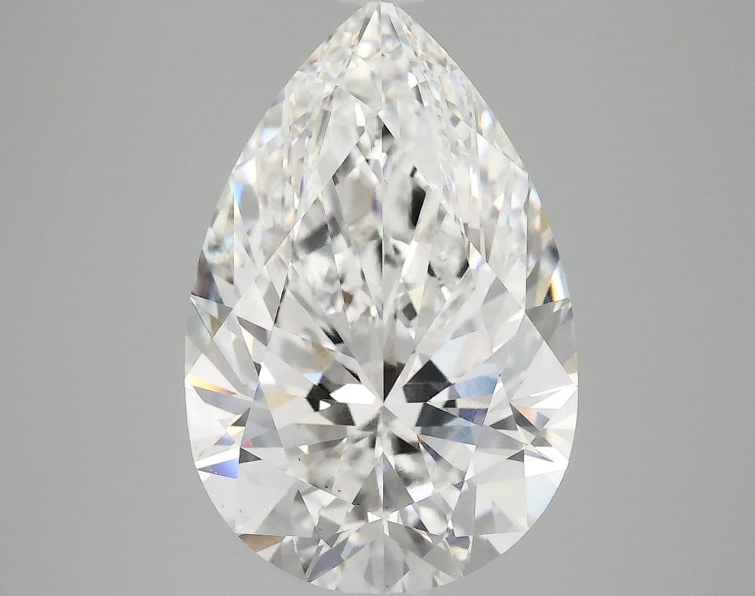 Loose Diamond - PEAR 5.04ct F VS1: Loose Diamond - PEAR 5.04ct F VS1 Source: This is a real non-mined Diamond that has been grown in a lab Shape: PEAR Carats: 5.04 Color: F Clarity: VS1 Certification: IGI Video: