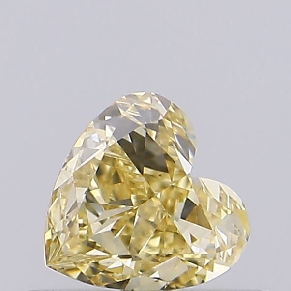 Loose Diamond - HEART 0.43ct Fancy Vivid Yellow VVS2: Loose Diamond - HEART 0.43ct Fancy Vivid Yellow VVS2 Source: This is a real non-mined Diamond that has been grown in a lab Shape: HEART Carats: 0.43 Color: Fancy Vivid Yellow Certification: NONE Video