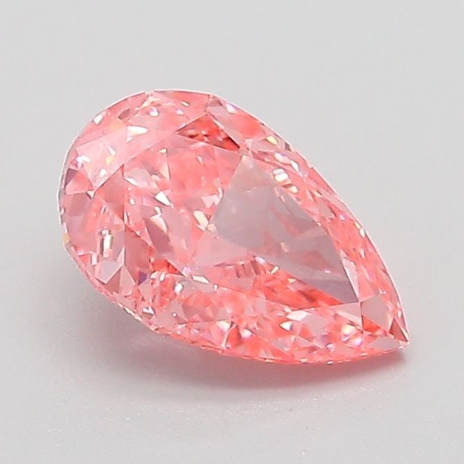 Loose Diamond - PEAR 1.01ct Fancy Vivid Pink VVS2: Loose Diamond - PEAR 1.01ct Fancy Vivid Pink VVS2 Source: This is a real non-mined Diamond that has been grown in a lab Shape: PEAR Carats: 1.01 Color: Fancy Vivid Pink Certification: IGI The Diamond 