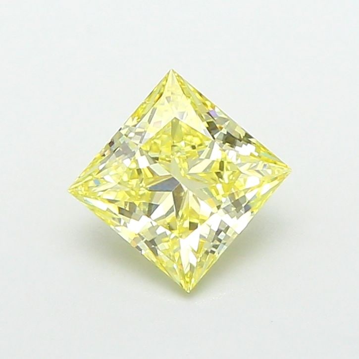 Loose Diamond - PRINCESS 1.0ct Fancy Yellow VS2: Loose Diamond - PRINCESS 1.0ct Fancy Yellow VS2 Source: This is a real non-mined Diamond that has been grown in a lab Shape: PRINCESS Carats: 1.0 Color: Fancy Yellow Certification: IGI Video: