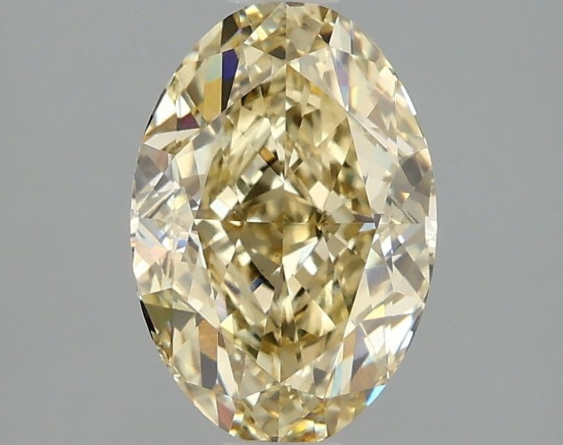 Loose Diamond - OVAL 2.08ct Fancy Intense Yellow VS1: Loose Diamond - OVAL 2.08ct Fancy Intense Yellow VS1 Source: This is a real non-mined Diamond that has been grown in a lab Shape: OVAL Carats: 2.08 Color: Fancy Intense Yellow Certification: IGI Video