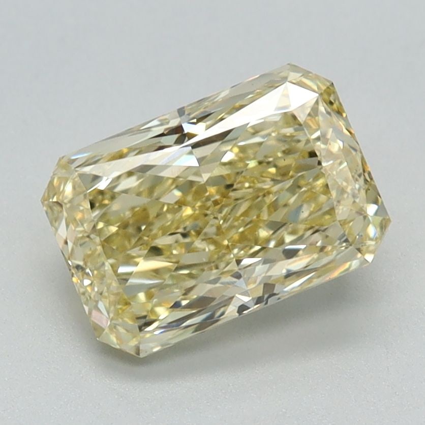 Loose Diamond - RADIANT 1.45ct Fancy Intense Yellow VS1: Loose Diamond - RADIANT 1.45ct Fancy Intense Yellow VS1 Source: This is a real non-mined Diamond that has been grown in a lab Shape: RADIANT Carats: 1.45 Color: Fancy Intense Yellow Certification: IGI